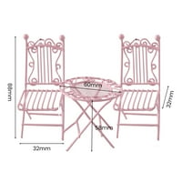 1: Set stolice za lutke - velika simulacija, čvrsta konstrukcija, mala veličina, bistra tekstura, mini