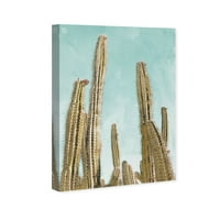 Zlatni Kaktus Slikarstvo Platno Art Print