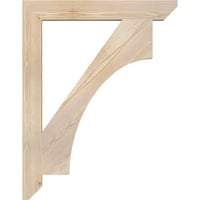 Ekena Millwork 1 2 W 28 D 36 H Westlake Slat Smooth Bracket, Douglas Jela