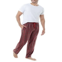 Voće Razbojskog muškog odmora i karirani print mekani snop pidžame od Mikroflisa