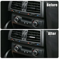 Prednji red klima uređaja otvor za odzračivanje zraka klip klip hromirana obloga za BMW