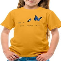 Dajte sebi vremena leptir majica Juniori-slika Shutterstock, x-Large