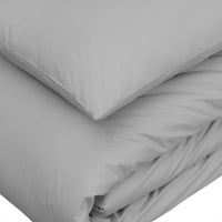 EnvioHome Thread Count organski pamuk čvrsti poplun Cover Set – 3kom