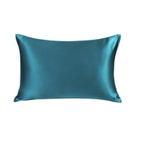 Jedinstvena ponuda mama svilena jastučnica sa patentnim zatvaračem paun plava 14 20