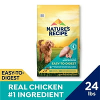 Prirodni recept suva hrana za pse, lako svarljiva piletina, ječam i braon pirinač recept, lb. Torba