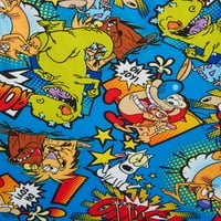 Nickelodeon muški Retro lik pidžama sleep Jam kratki
