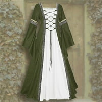 Ženska Vintage dužina poda Gotička haljina