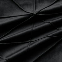 Jedinstvena povoljna geometrijska dekorativna Navlaka za jastuk za bacanje Crna 18 x18