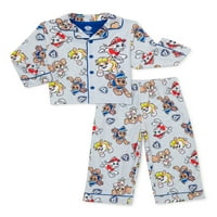 Komplet kaputa za male dječake, 2-dijelni set pidžama, veličine 2T-5T