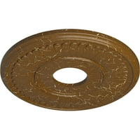Ekena Millwork 3 4 od 7 8 ID 3 4 P Berkshire plafon medaljon, Ručno obojene Smokey Topaz pucketanje