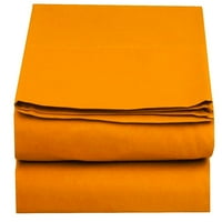 Twin Bed Sheet, Twin Twin XL veličina, živopisna narandžasta