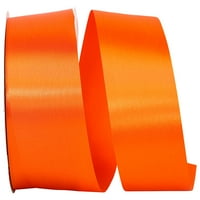 Papir i koverta za cijelu prigodu Sunrise Orange Poliester ALLURE Single Face Satin Ribbon, 2.5