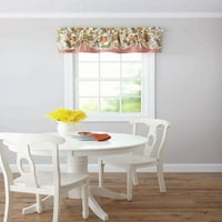 Better Homes & Gardens Gingham and Blooms Valance