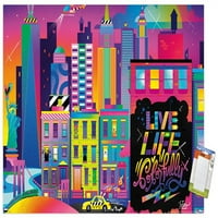 Jason Naylor - Live Life živopisni zidni poster, 14.725 22.375