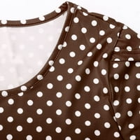 asdoklhq materinske haljine za žene klirens ženske trudnice za dojilje za porodilje Polka Dot Printing