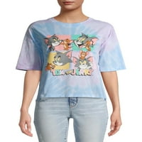Tom & Jerry Square Juniors ' Kratki Rukav T-Shirt