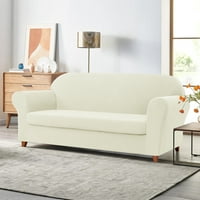 Subrte Navlaka za sofu sa presvlakom za sjedenje s dodatnim rastezljivim jastukom, Loveseat, slonovača