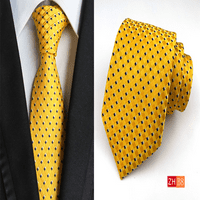Modna kravata klasična cvjetna muška tkana jacquard ručno rađena negrta, zh-b8v