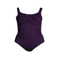 Lands ' End Women's Plus Size DD-Kup SlenderSuit Carmela kontrola stomaka otporno na hlor jedan kupaći