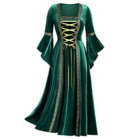 Renesansni kostimi za žene oblače Vintage Gotička haljina Chemise seljačka haljina srednjovekovni kostim